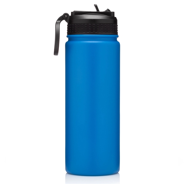 18 ounce stainless steel double-wall vacuum insulated water bottle with pull-up... from ASI 39820 Opusline (Benmex) / Opus Line