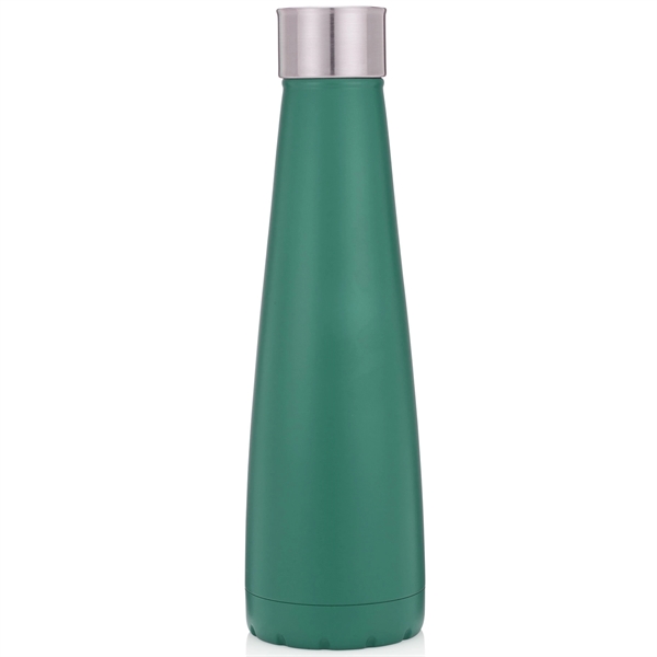 16 oz. stainless steel bottle with cork design and base and... from ASI 39820 Opusline (Benmex) / Opus Line