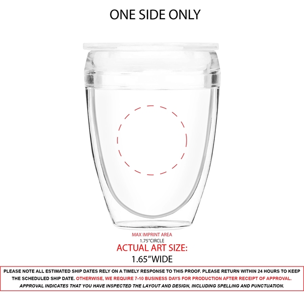 Bodum Pavina double wall, shatterproof plastic tumblers with lids... from ASI 80060 VisionUSA