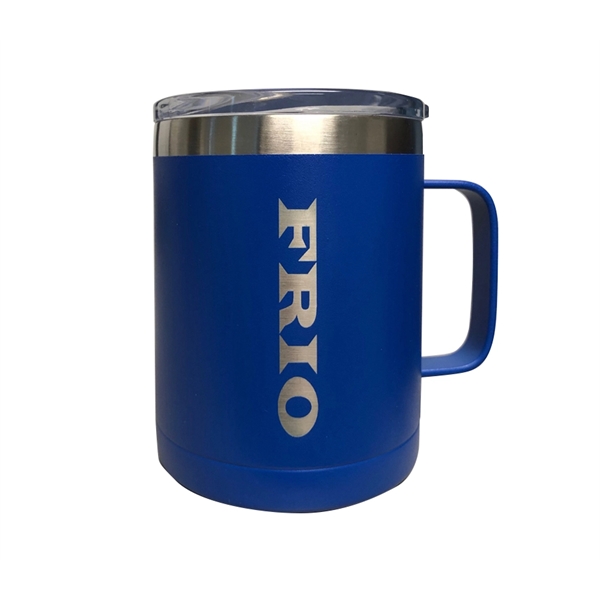 14 ounce stainless steel camping style mug with lid with free... from ASI 37218 Athena Promo (tm)