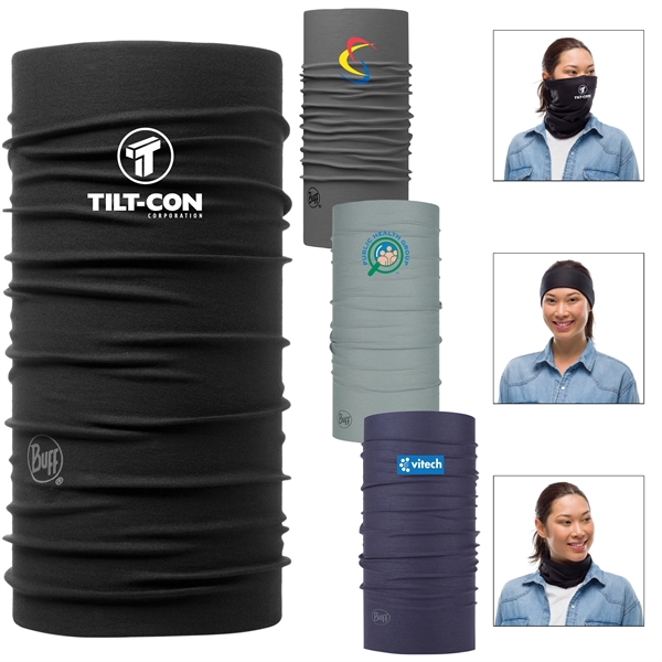 Buf® stretch Repreve® fabric reusable multi-use gaiter with UPF50 material.... from ASI 88060 Snugz/USA Inc / Sweda®