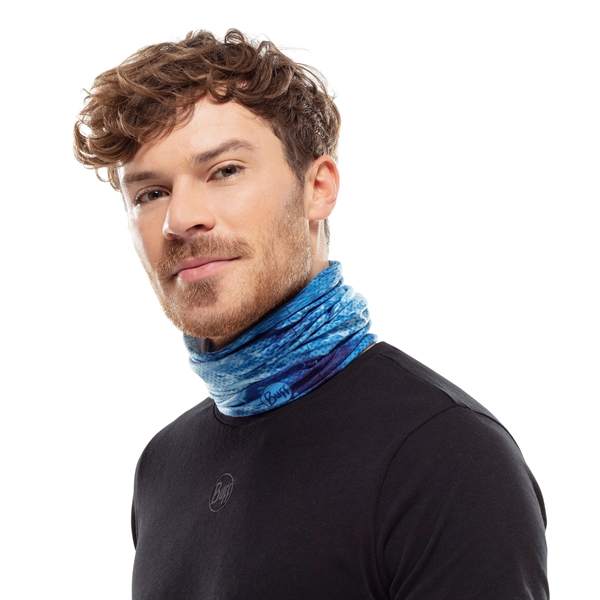 Buf® Repeve® CoolNet UV+® fabric neck gaiter multi-use garments with camouflage... from ASI 88060 Snugz/USA Inc