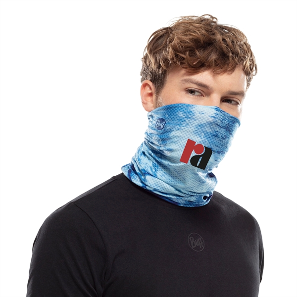 Buf® Repeve® CoolNet UV+® fabric neck gaiter multi-use garments with camouflage... from ASI 88060 Snugz/USA Inc