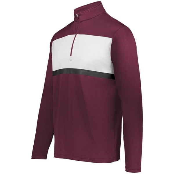 This quarter zip pullover is built with Dry-Excel™ wicking honeycomb knit... from ASI 37461 Augusta Sportswear / Holloway Sportswear