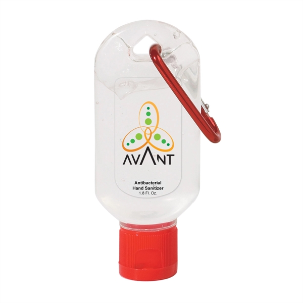 1.7 oz. Hand Sanitizer with Carabiner.  Lightly Scented.... from ASI 61125 Hit Promotional Products / Hit®
