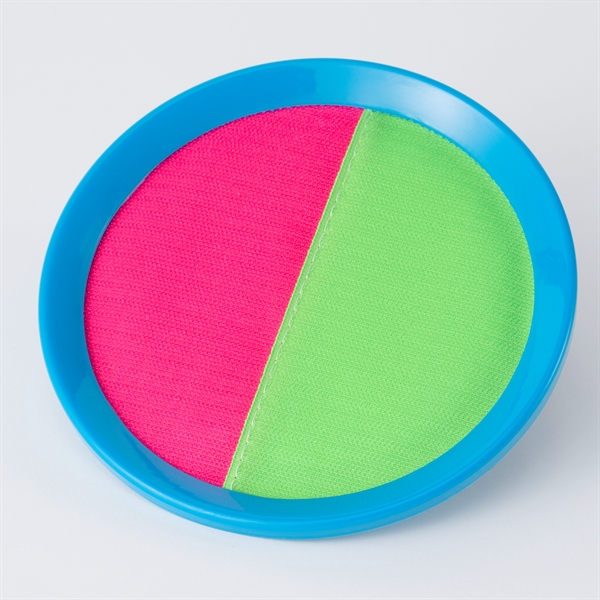 Self Sticky Toss and Catch Ball Game Set. Large space reserved... from ASI 64845 Kin Image Inc