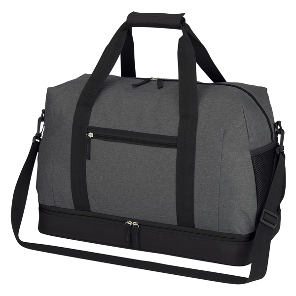 19 1/2" x 12 1/2" x 10" duffel bag made of... from ASI 61125 Hit Promotional Products / Hit®