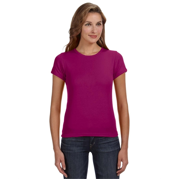 Anvil ladies' 1x1 baby rib scoop t-shirt made of preshrunk 100%... from ASI 34063 alphabroder