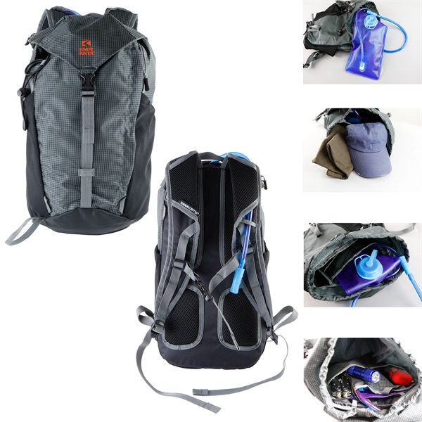 Basecamp Glacier 2L capacity ripstop nylon hydration bags and backpack.... from ASI 88060 Snugz/USA Inc / Sweda®