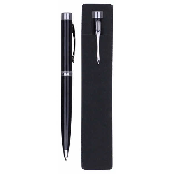 Twist action ballpoint pen with laser pointer and flashlight.... from ASI 74585 Nu Promo International / Nu Promo Line