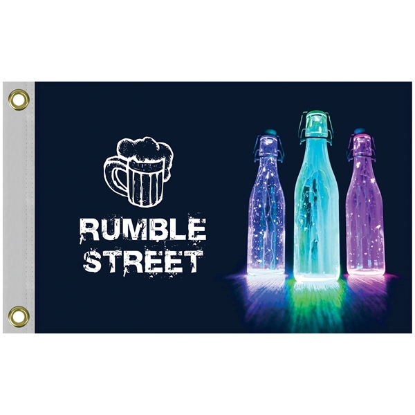 12" x 18" Full color standard double sided printed knitted polyester... from ASI 80228 Quinn