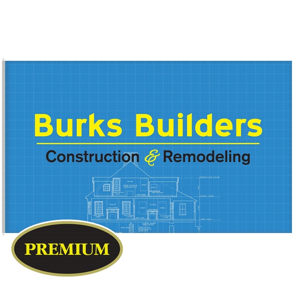 15' x 25' Large Digitally Printed Knit Poly Flags... from ASI 80228 Quinn