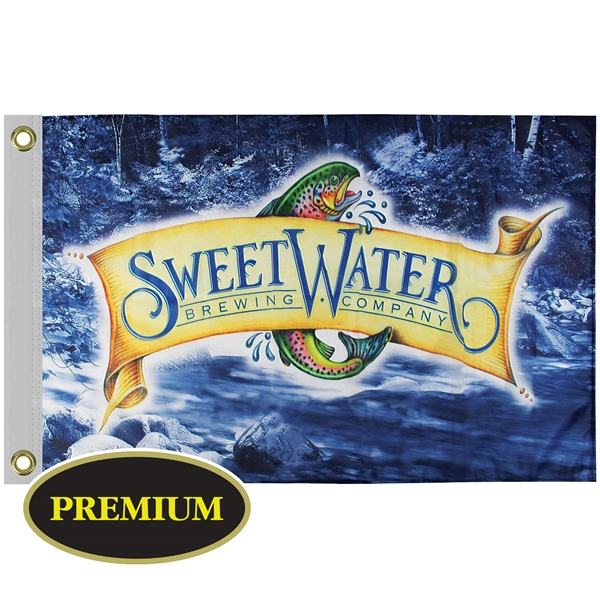 2' x 3' Digitally Printed Single Reverse Outdoor Knitted Polyester Flag... from ASI 80228 Quinn