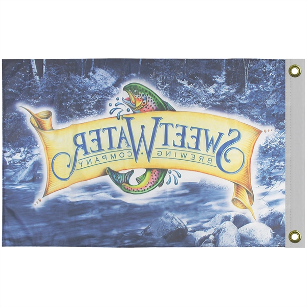 2' x 3' Full Color Digitally Printed Single Reverse Knit Poly... from ASI 80228 Quinn