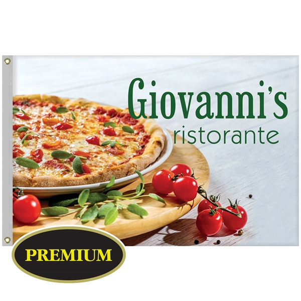 4' x 6' Digitally Printed Single Reverse Outdoor Knitted Polyester Flag... from ASI 80228 Quinn