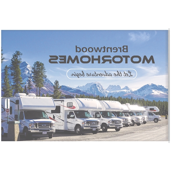 12' x 18' Large Digitally Printed Single Reverse Knit Poly Flags... from ASI 80228 Quinn