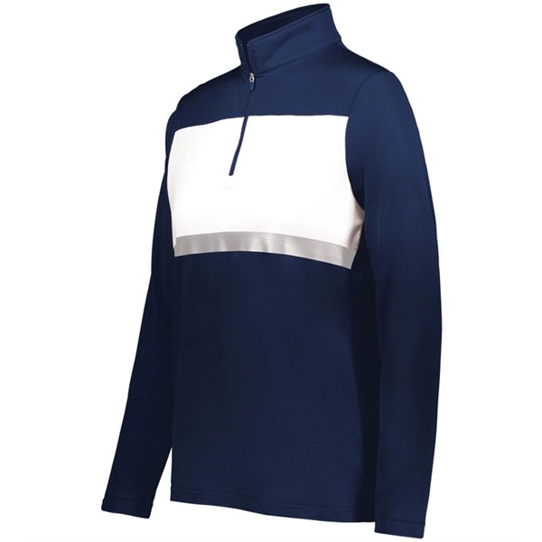 This women's quarter zip pullover is built with wicking honeycomb knit... from ASI 37461 Augusta Sportswear / Holloway Sportswear