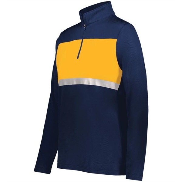 This women's quarter zip pullover is built with wicking honeycomb knit... from ASI 37461 Augusta Sportswear / Holloway Sportswear