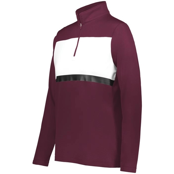 This women's quarter zip pullover is built with wicking honeycomb knit... from ASI 37461 Augusta Sportswear / Holloway Sportswear