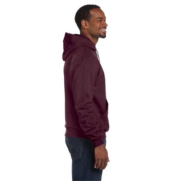 Moisture-wicking pullover hoodie with two-ply hood, dyed-to-match drawcord, and front pouch... from ASI 34063 alphabroder