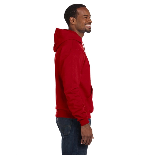 Moisture-wicking pullover hoodie with two-ply hood, dyed-to-match drawcord, and front pouch... from ASI 34063 alphabroder