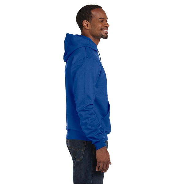 Moisture-wicking pullover hoodie with two-ply hood, dyed-to-match drawcord, and front pouch... from ASI 34063 alphabroder