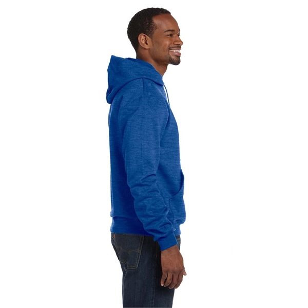 Moisture-wicking pullover hoodie with two-ply hood, dyed-to-match drawcord, and front pouch... from ASI 34063 alphabroder