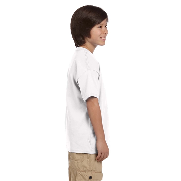 Youth-sized short sleeve cotton T-shirt with double-needle sleeves and bottom hems.... from ASI 34063 alphabroder