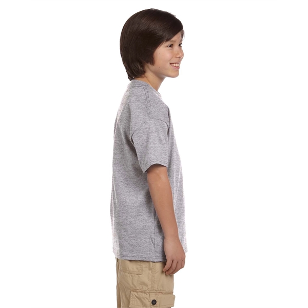 Youth-sized short sleeve cotton T-shirt with double-needle sleeves and bottom hems.... from ASI 34063 alphabroder
