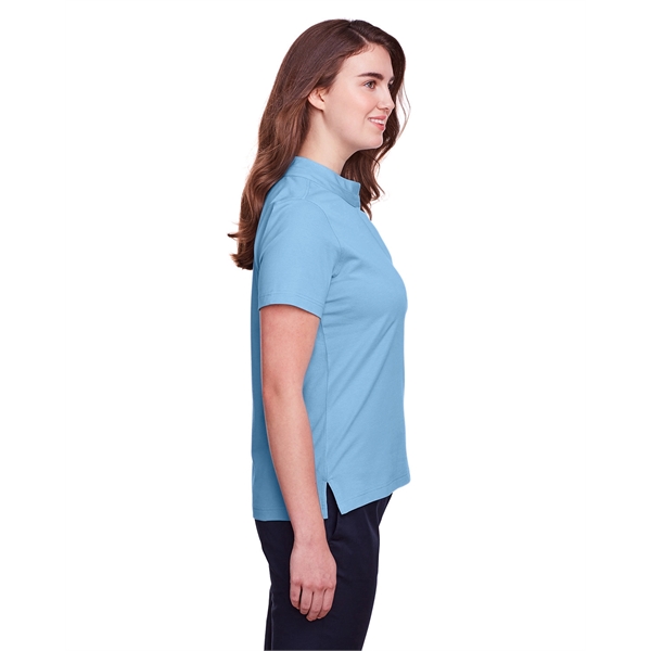 Ladies' polo made of cotton and spandex jersey with moisture-wicking and... from ASI 34063 alphabroder
