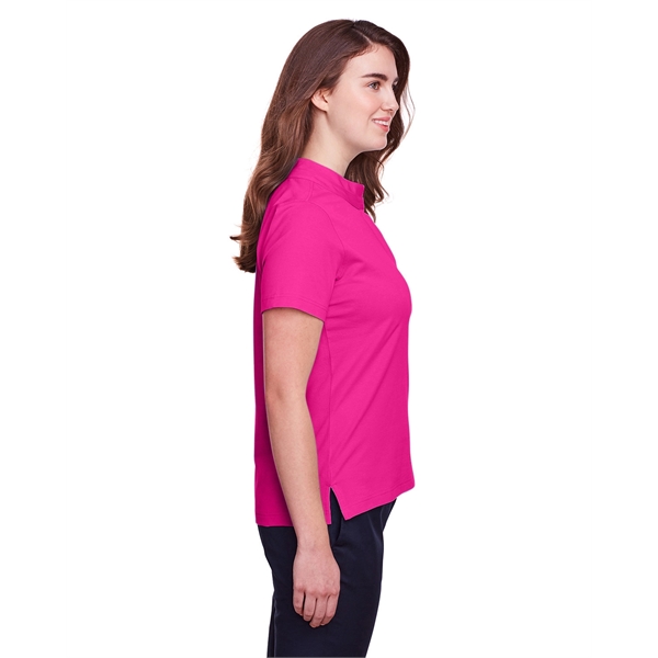 Ladies' polo made of cotton and spandex jersey with moisture-wicking and... from ASI 34063 alphabroder
