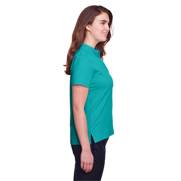 Ladies' polo made of cotton and spandex jersey with moisture-wicking and... from ASI 34063 alphabroder