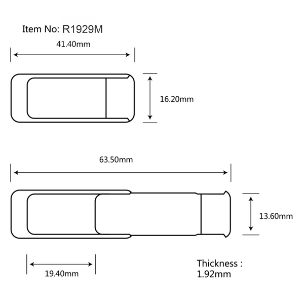Webcam Cover Privacy Protection... from ASI 72657 Active Life Promo / Apres Ski