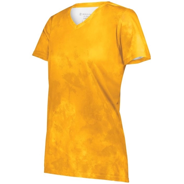 The Ladies Stock Poly Tee is made from a 5.6-ounce blend... from ASI 37461 Augusta Sportswear / Holloway Sportswear