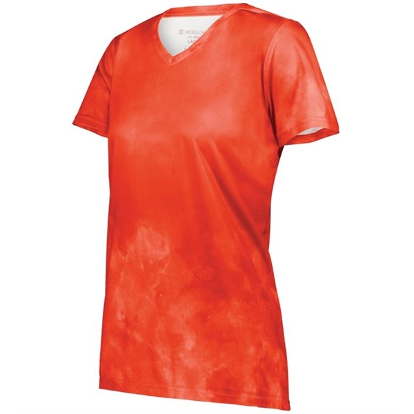 The Ladies Stock Poly Tee is made from a 5.6-ounce blend... from ASI 37461 Augusta Sportswear / Holloway Sportswear