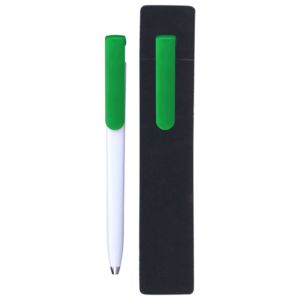 Click Action Pen w/ Holder and Pouch... from ASI 74585 Nu Promo International / Nu Promo Line