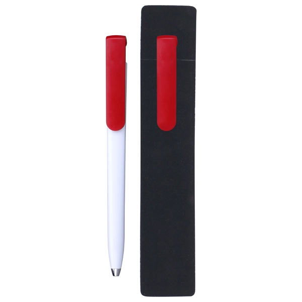 Click Action Pen w/ Holder and Pouch... from ASI 74585 Nu Promo International / Nu Promo Line