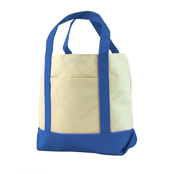With open top stylish handles & bottom tote bag with open... from ASI 66230 Landes Inc