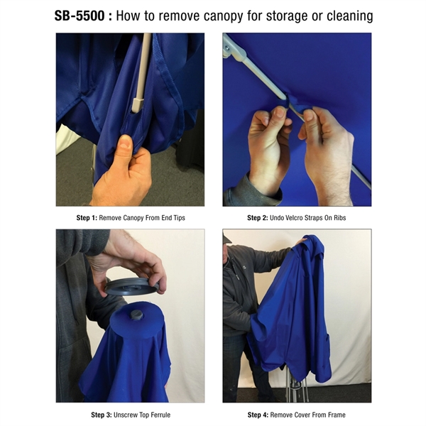 Cafe/market style patio umbrella with 7' vented canopy arc.... from ASI 89955 StrombergBrand / Stromberg Brand