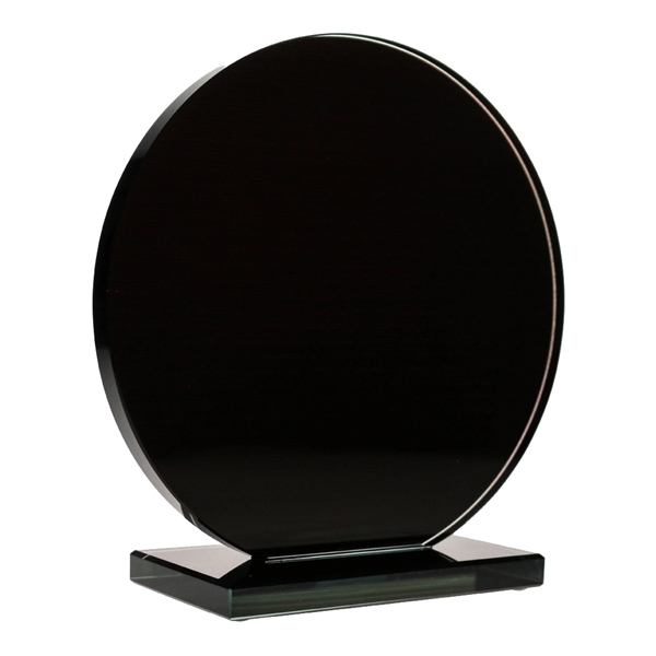 Jade Glass Black Circle Award... from ASI 31517 Admart Products / Admart Line