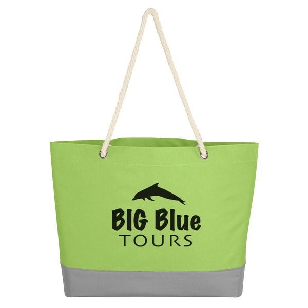 Polyester tote bag with rope handles... from ASI 61125 Hit Promotional Products / Hit®