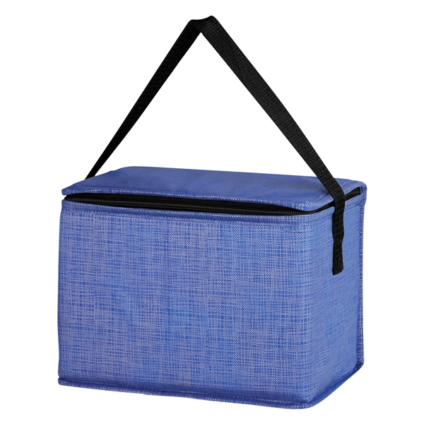 Nonwoven polypropylene lunch bag with foam insulation, zippered main compartment and... from ASI 61125 Hit Promotional Products / Hit®