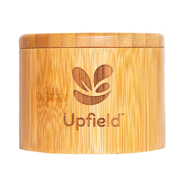 Round bamboo salt box.... from ASI 91565 Totally Bamboo