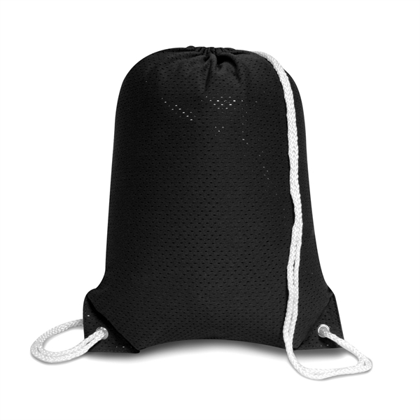 Heavyweight and durable mesh drawstring backpack that can be used as... from ASI 66230 Landes Inc