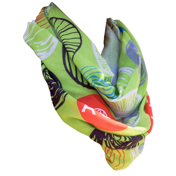 Scarf includes edge to edge full color printing, made of polyester... from ASI 67557 LimeLight Ent / Limelight USA