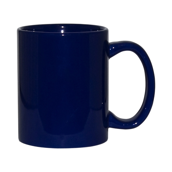 11 oz. El Chico Ceramic Mug - Black/White/Cobalt Blue... from ASI 80060 VisionUSA