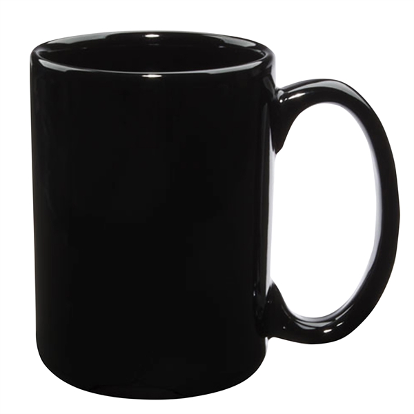15 oz. El Grande Ceramic Mug - Black/White/Cobalt Blue... from ASI 80060 VisionUSA
