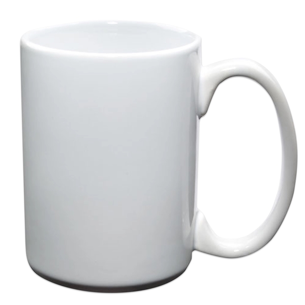 15 oz. El Grande Ceramic Mug - Black/White/Cobalt Blue... from ASI 80060 VisionUSA