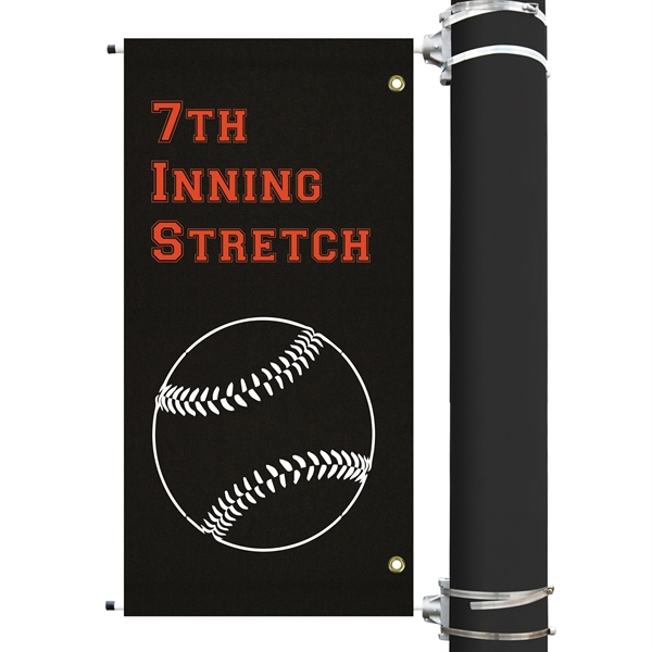 38" X 18" 2 Color Imprint Custom Sunbrella Avenue Banner... from ASI 80228 Quinn