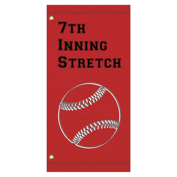 38" X 18" 3 Color Imprint Custom Sunbrella Avenue Banner... from ASI 80228 Quinn